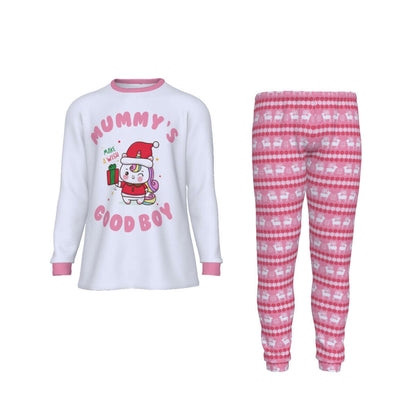 Mummys Boy/Girl Xmas Unicorn Pajamas