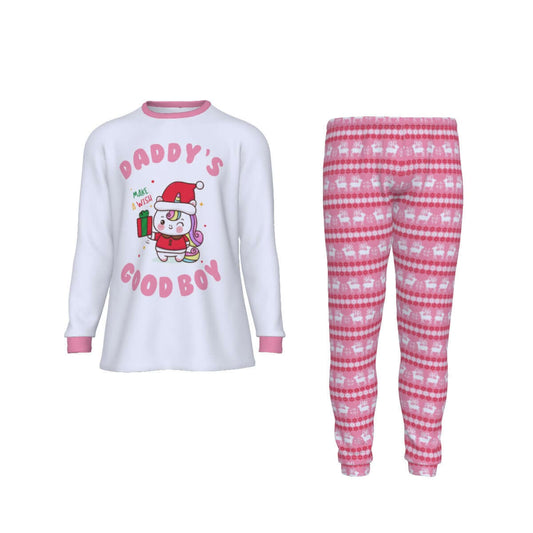 Daddys Boy/Girl Xmas Unicorn Pajamas