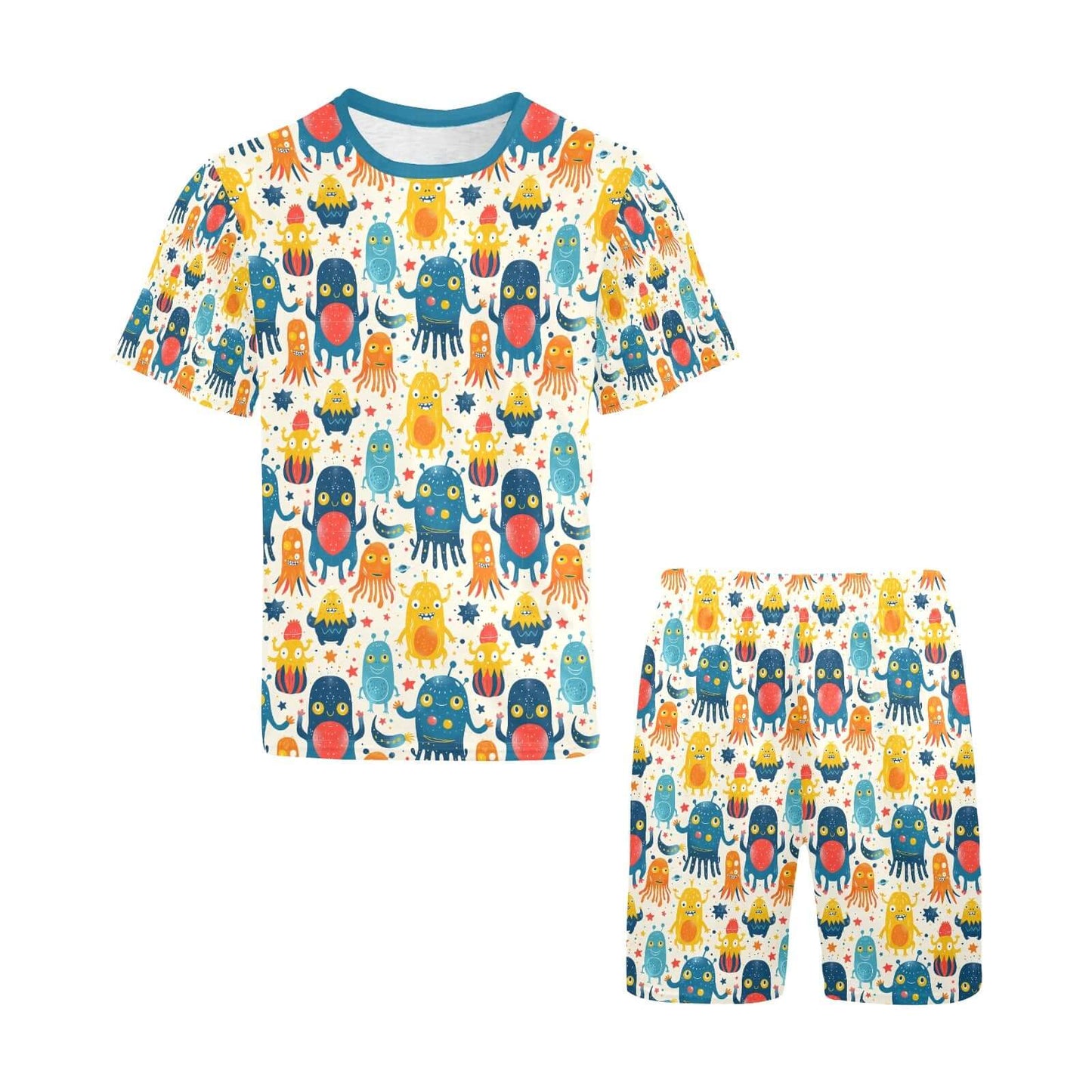 Aliens Short Pajama Set