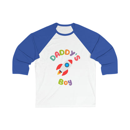 Daddy's Boy Rocket 3\4 Sleeve Baseball Tee