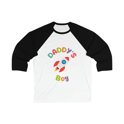 Daddy's Boy Rocket 3\4 Sleeve Baseball Tee