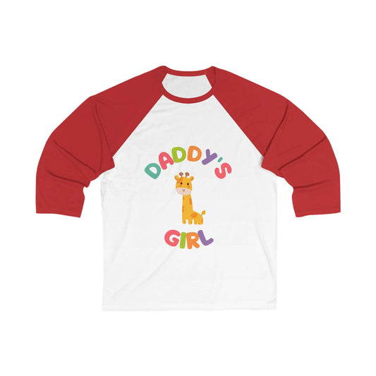 Daddy's Girl Giraffe 3\4 Sleeve Baseball Tee