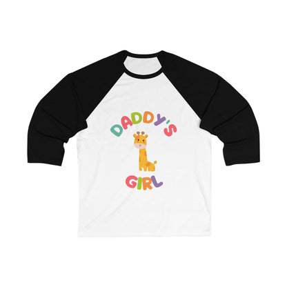 Daddy's Girl Giraffe 3\4 Sleeve Baseball Tee