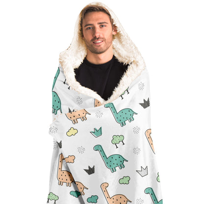 Dino Hooded Blanket