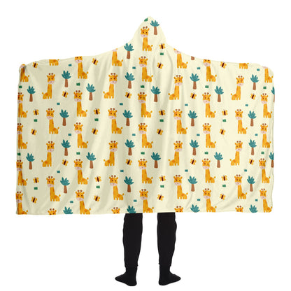 Giraffe Hooded Blanket