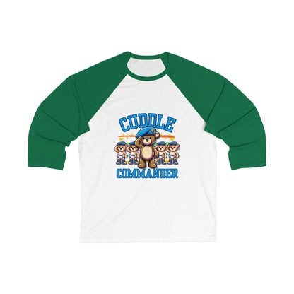 Cuddle Commander Baseball Tee