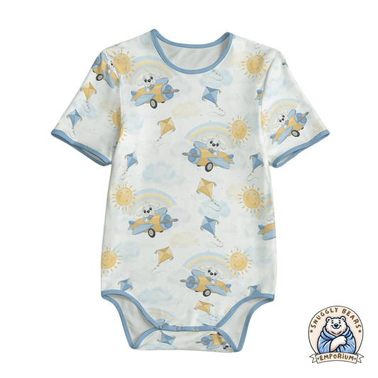 Cute Puppy Pilot Daytime Onesie