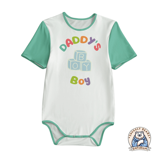 Daddy's Boy Blocks Onesie