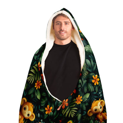 Jungle Adventure Hooded Blanket