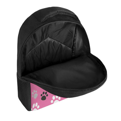 Paw Prints Pink Backpack