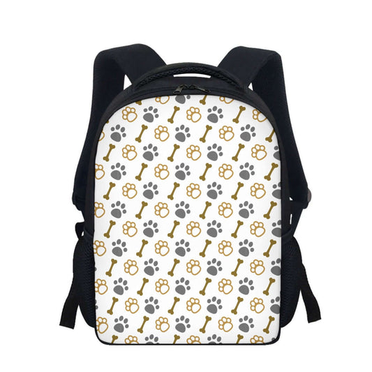 Paws and Bones Mustard Backpack