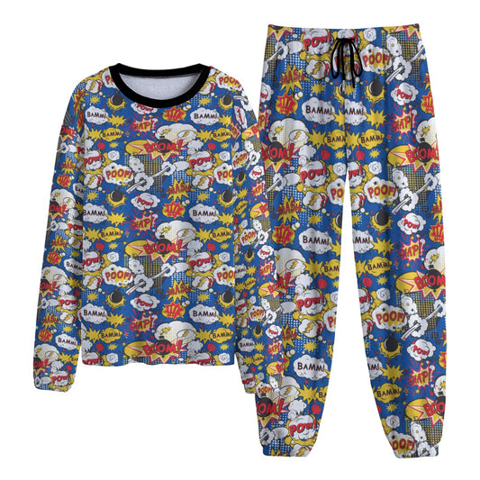 Snap Boom Fleece Pajamas