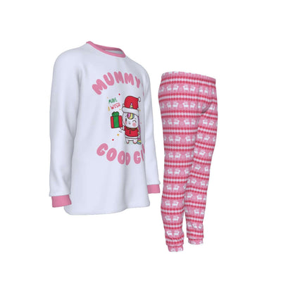 Mummys Boy/Girl Xmas Unicorn Pajamas