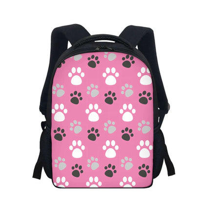 Paw Prints Pink Backpack