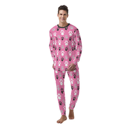 Paw Prints Pink Pajamas