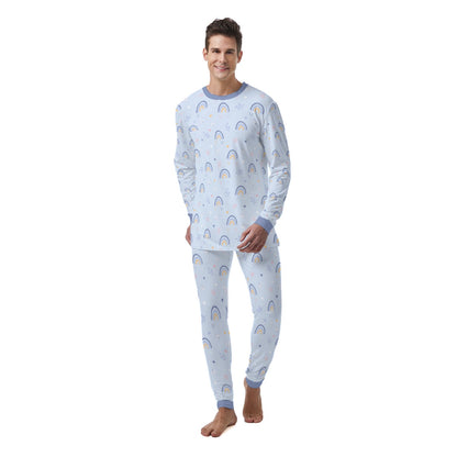 Blue Rainbow Pajamas