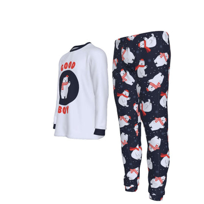 Good Boy/Girl Polar Bear Xmas Pajamas