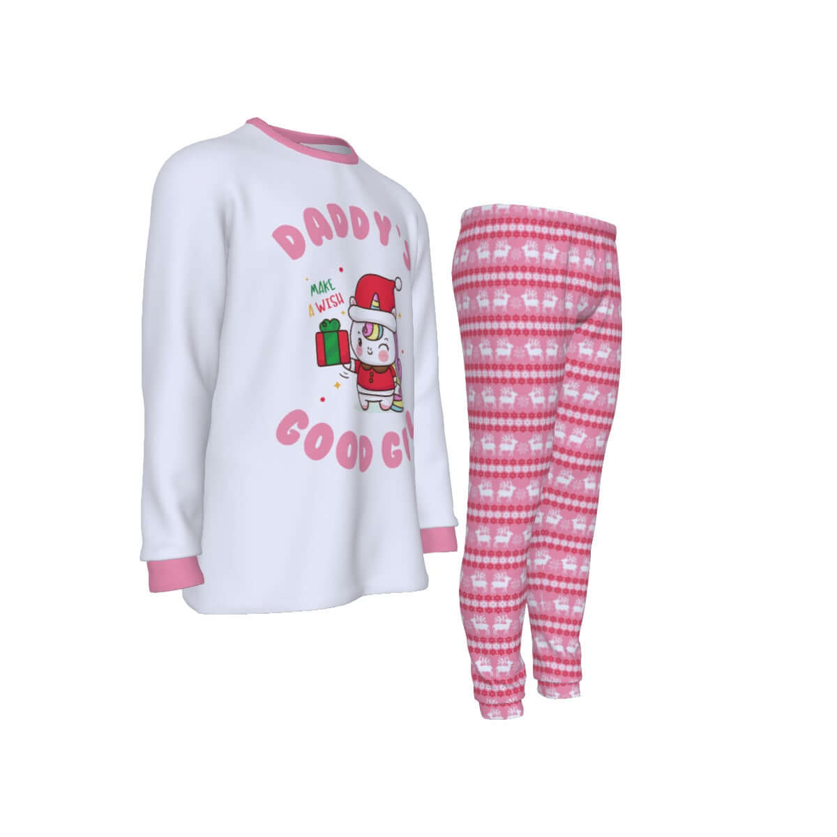 Daddys Boy/Girl Xmas Unicorn Pajamas