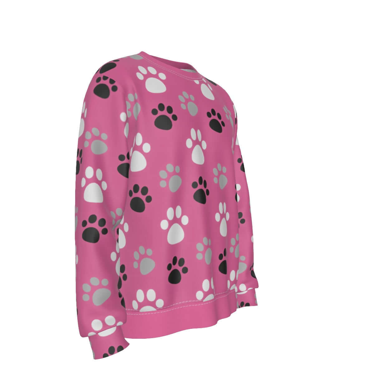 Paw Prints Pink Sweatshirt