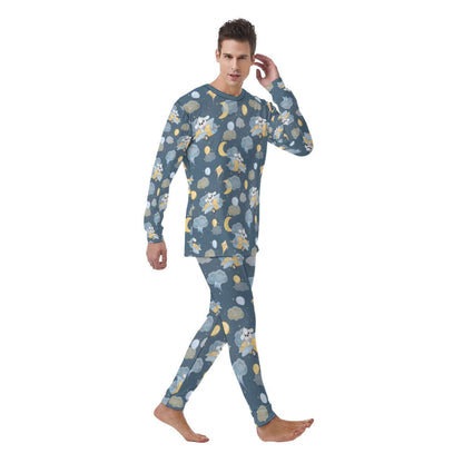 Cute Puppy Pilot Nightime Pajamas