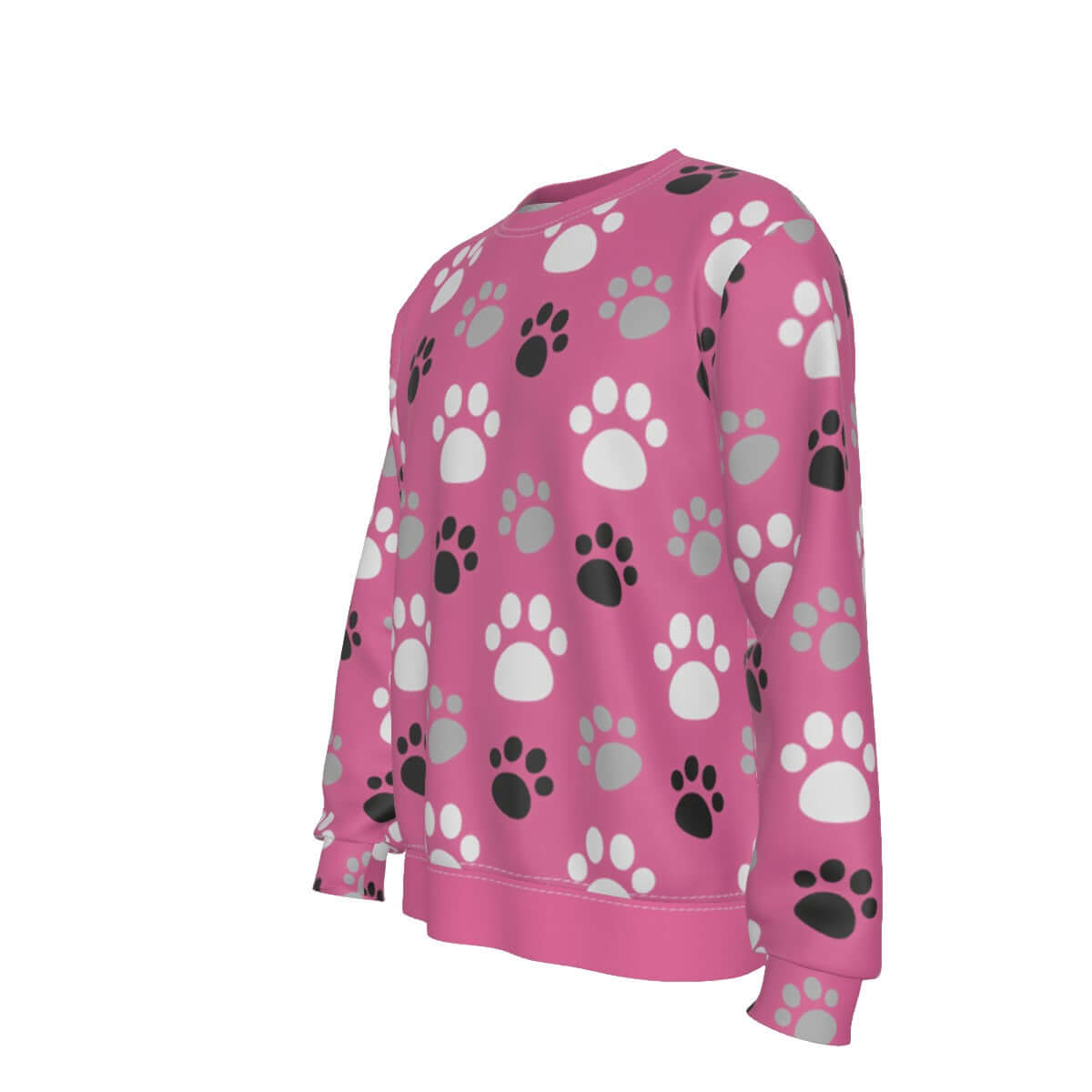 Paw Prints Pink Sweatshirt