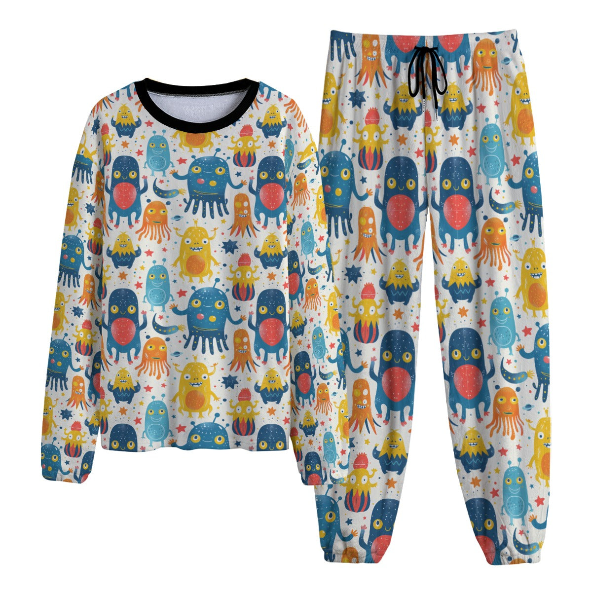 Aliens Fleece Pajamas