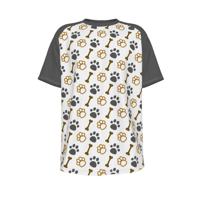 Paws and Bones Mustard T-Shirt