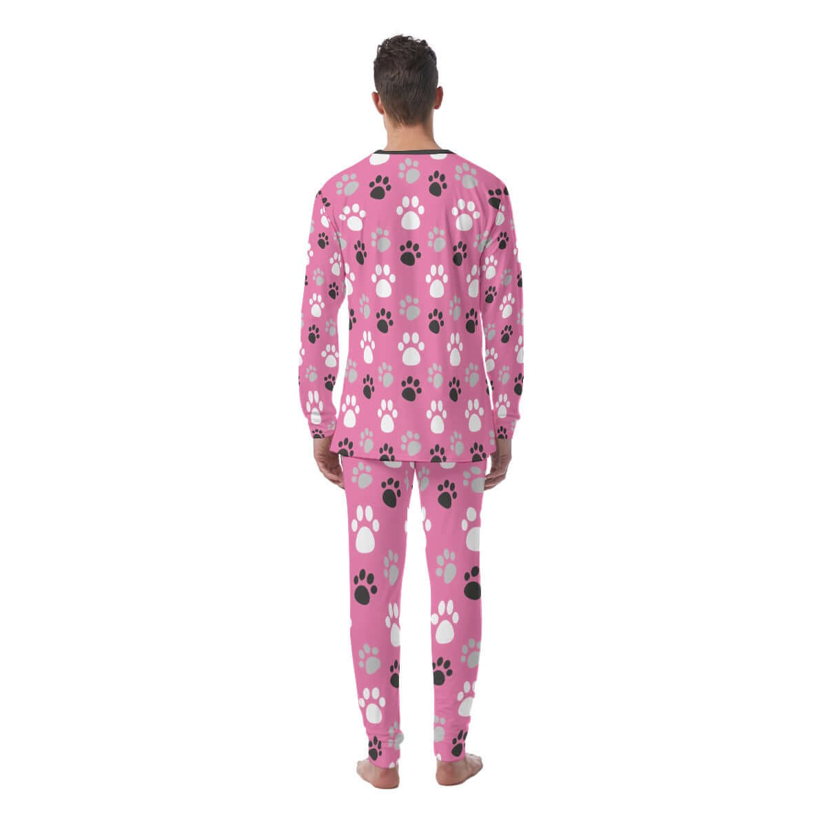 Paw Prints Pink Pajamas