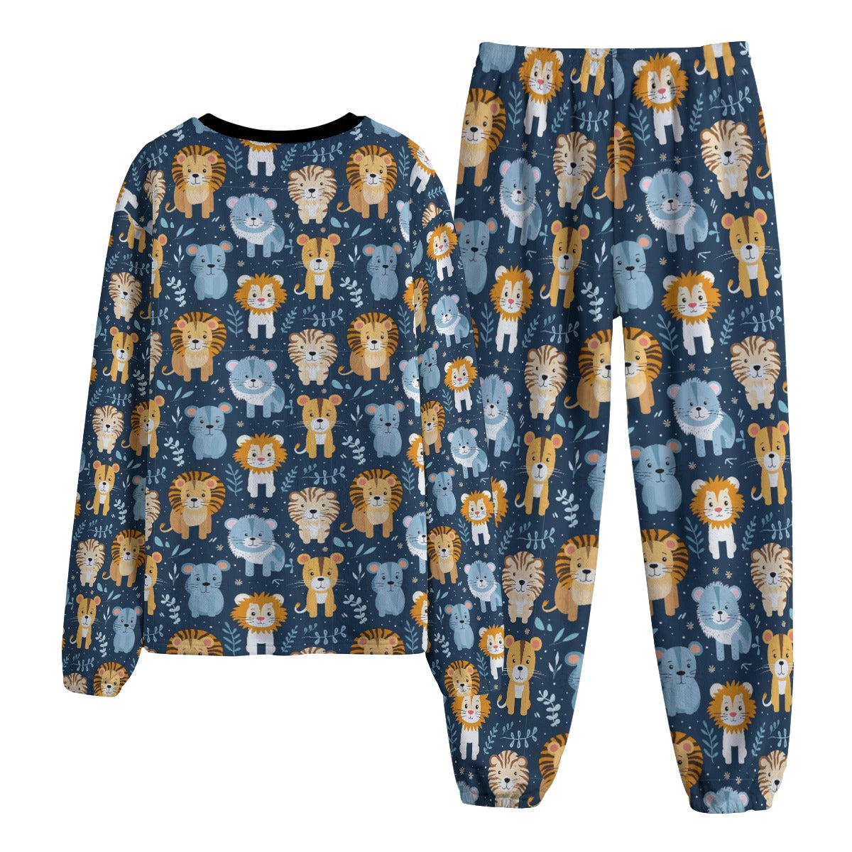 Lions Fleece Pajamas