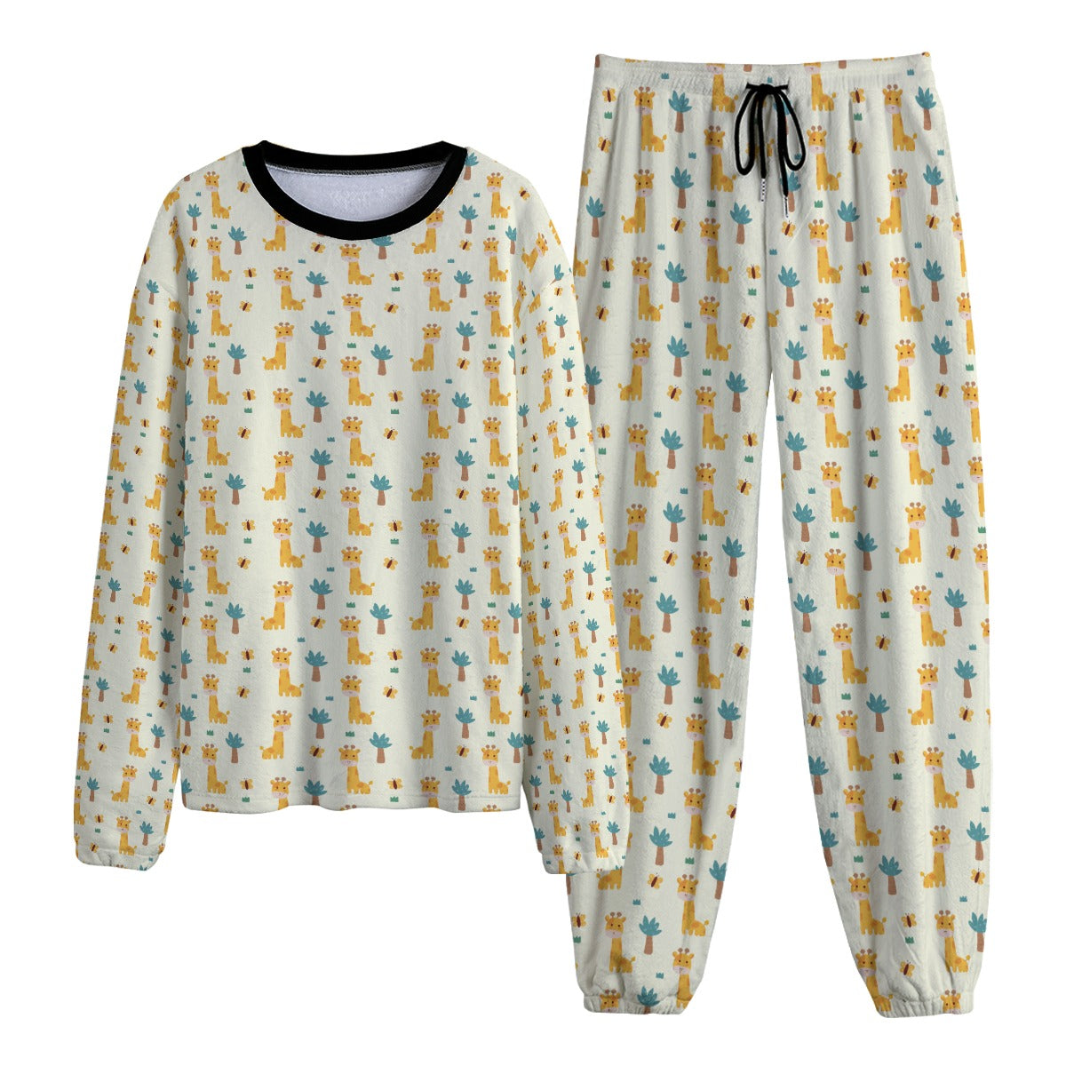 Giraffe Fleece Pajamas