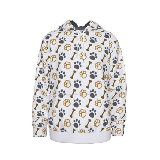 Paws and Bones Mustard Hoodie