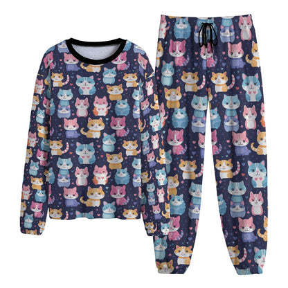 Cats Fleece Pajamas