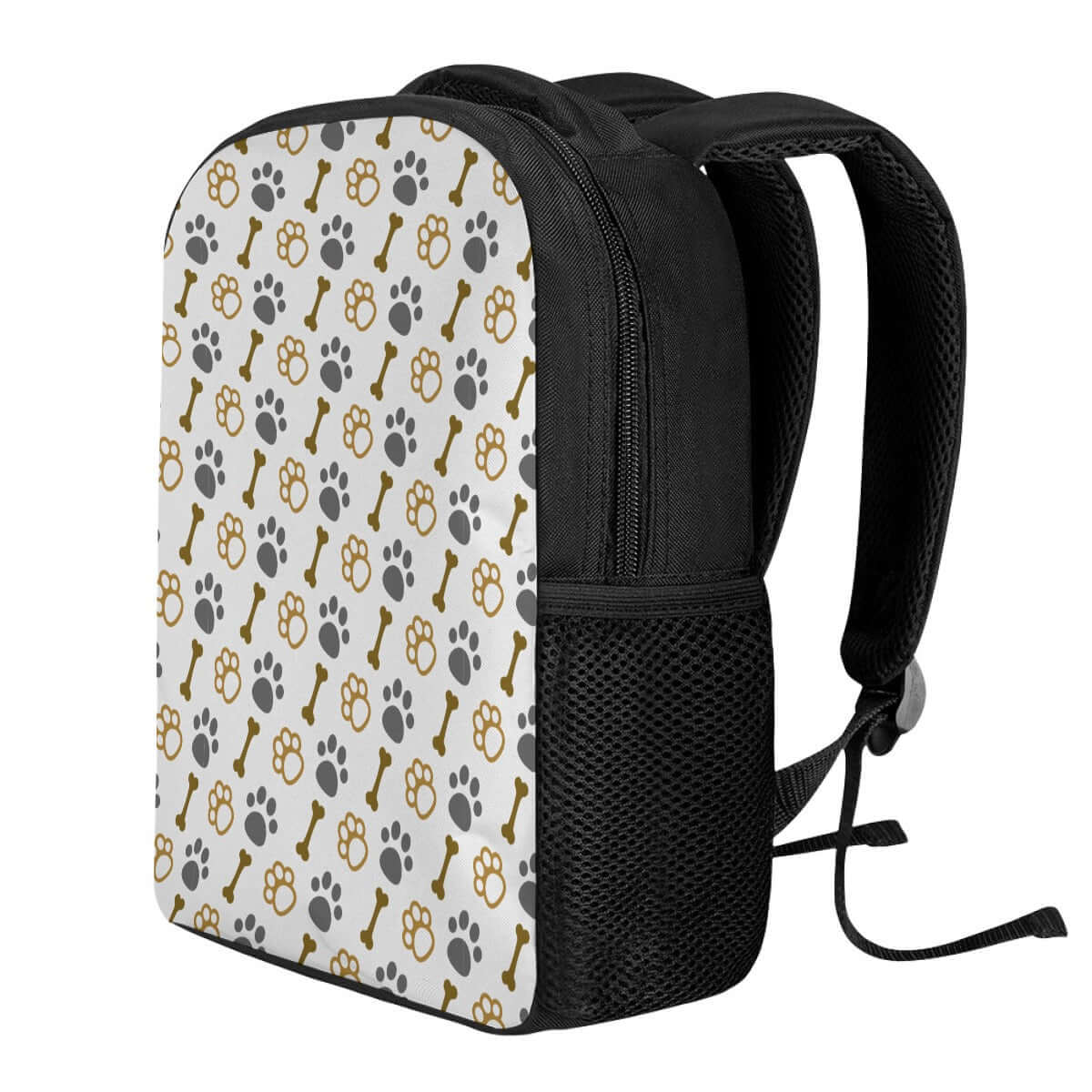 Paws and Bones Mustard Backpack