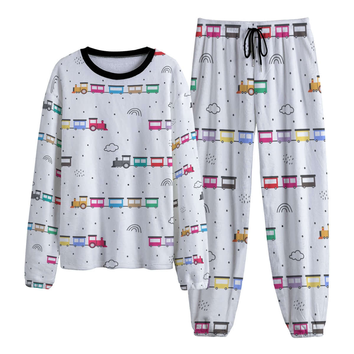 Choo-Choo Fleece Pajamas