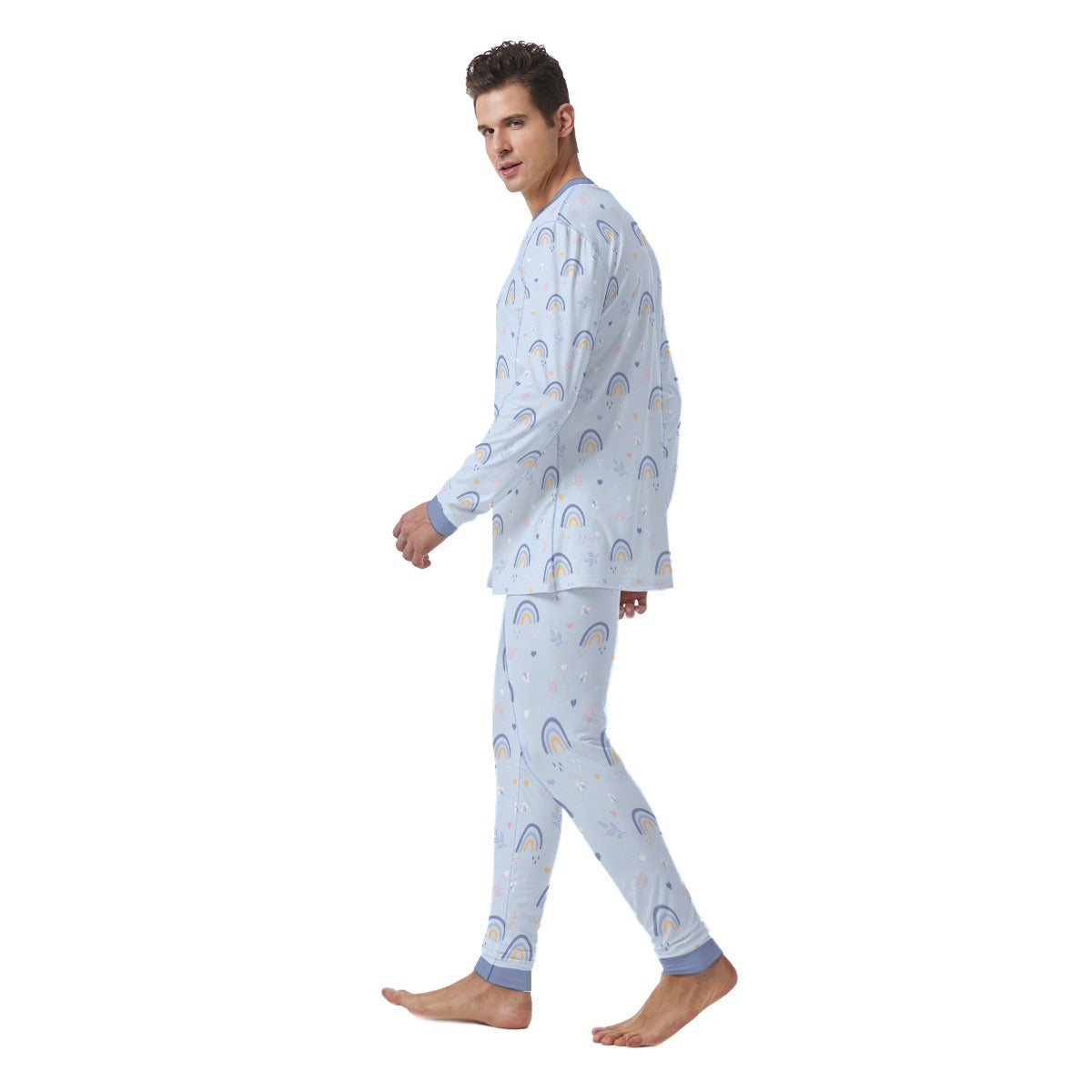 Blue Rainbow Pajamas