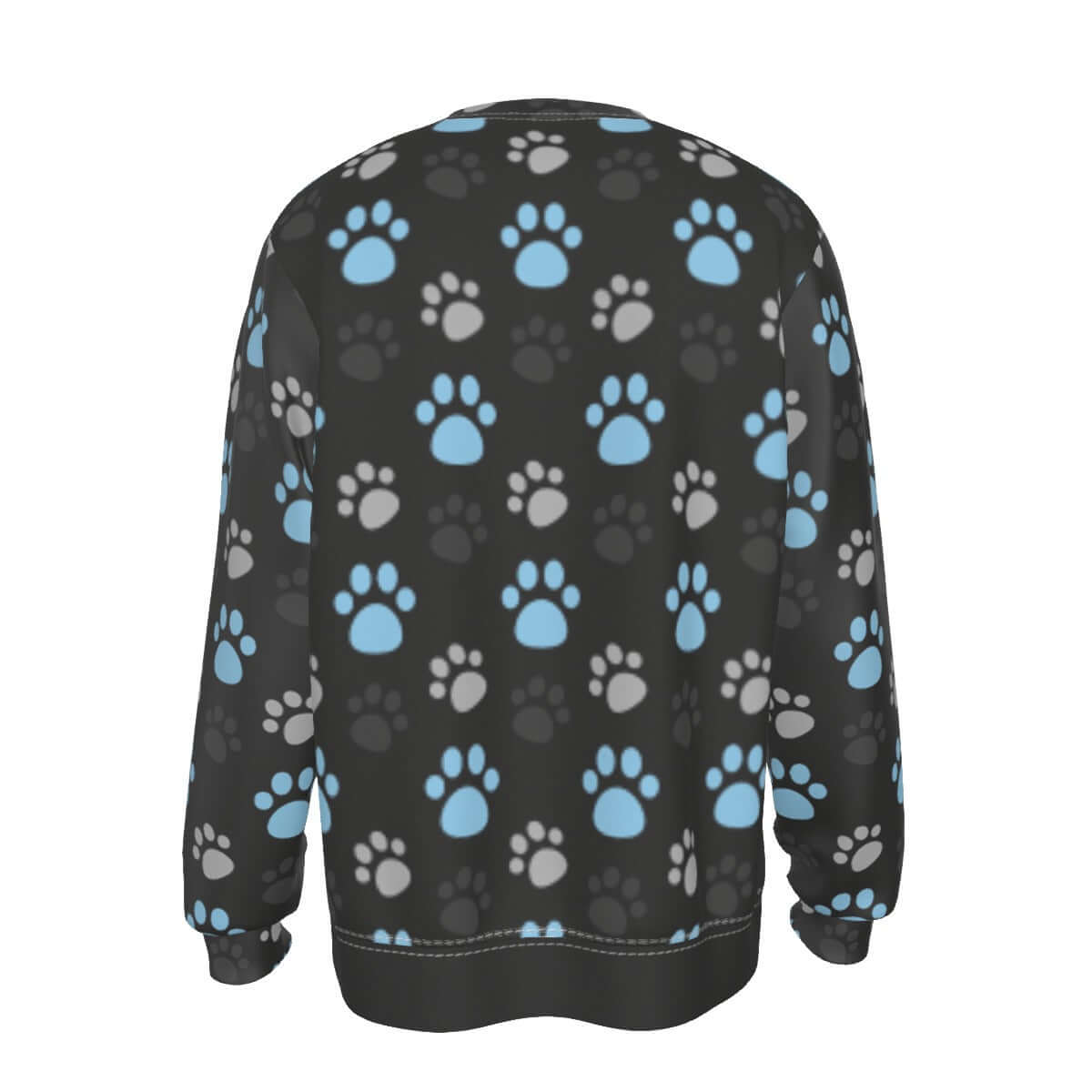 Paw Prints Blue + Grey Sweatshirt