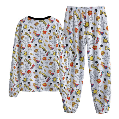 Boom Snap Fleece Pajamas