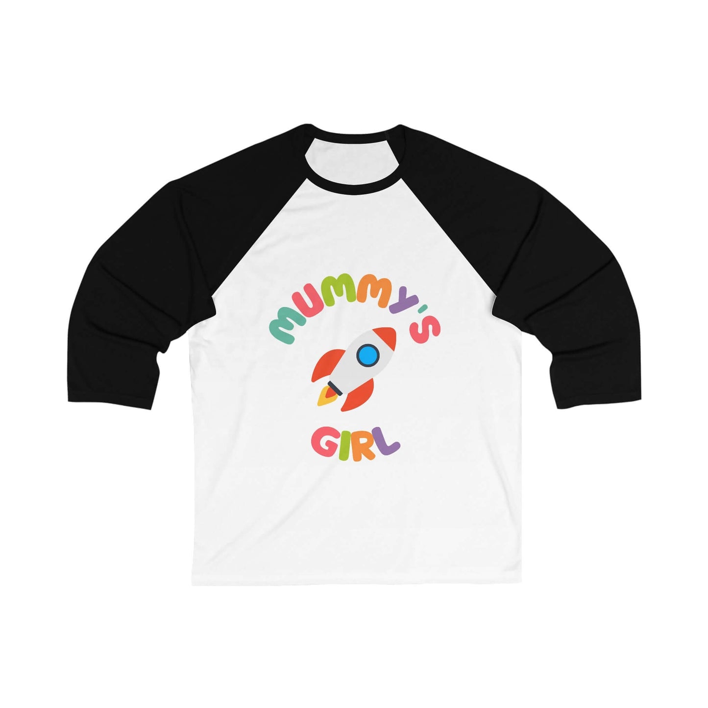 Mummy's Girl Rocket 3\4 Sleeve Baseball Tee