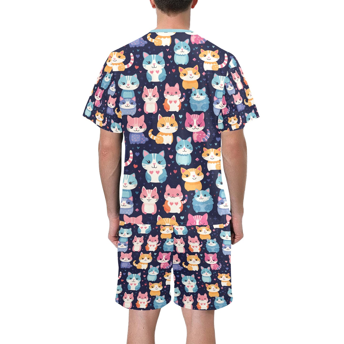 Cats Short Pajama Set