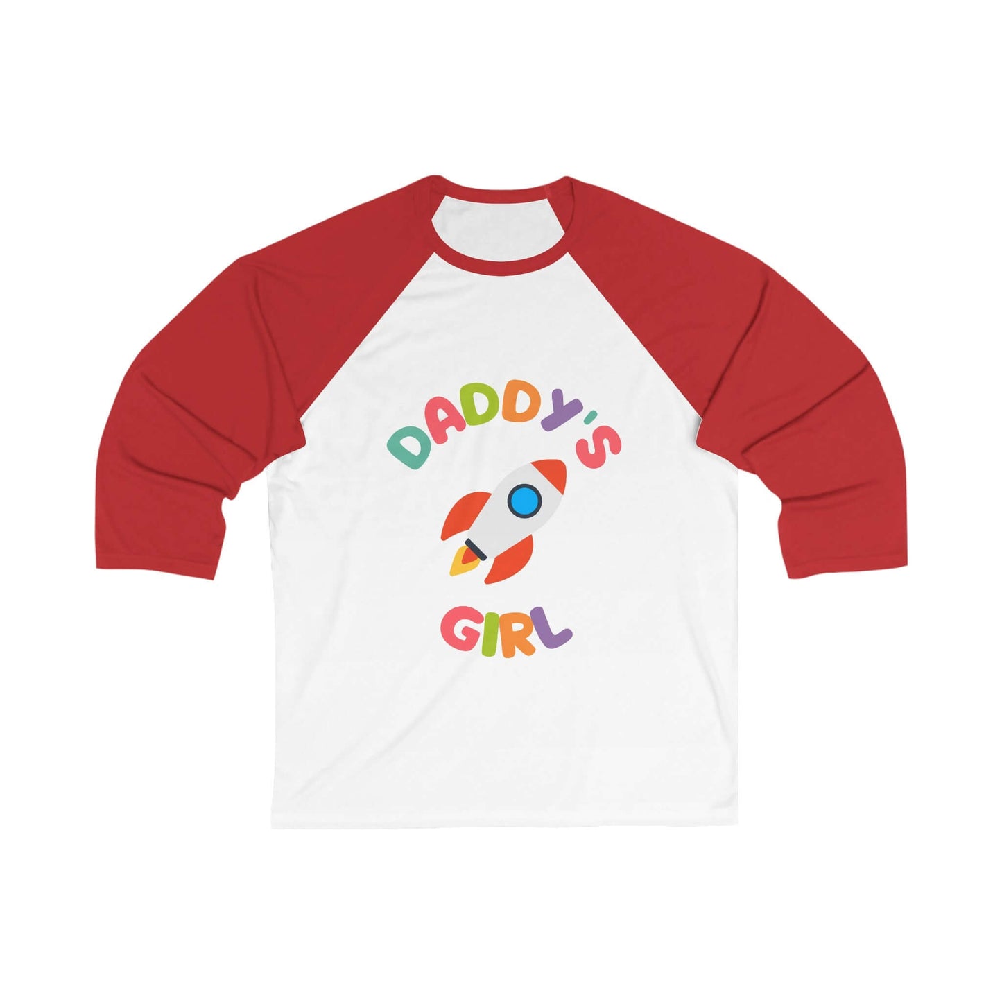 Daddy's Girl Rocket 3\4 Sleeve Baseball Tee