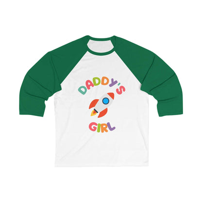 Daddy's Girl Rocket 3\4 Sleeve Baseball Tee