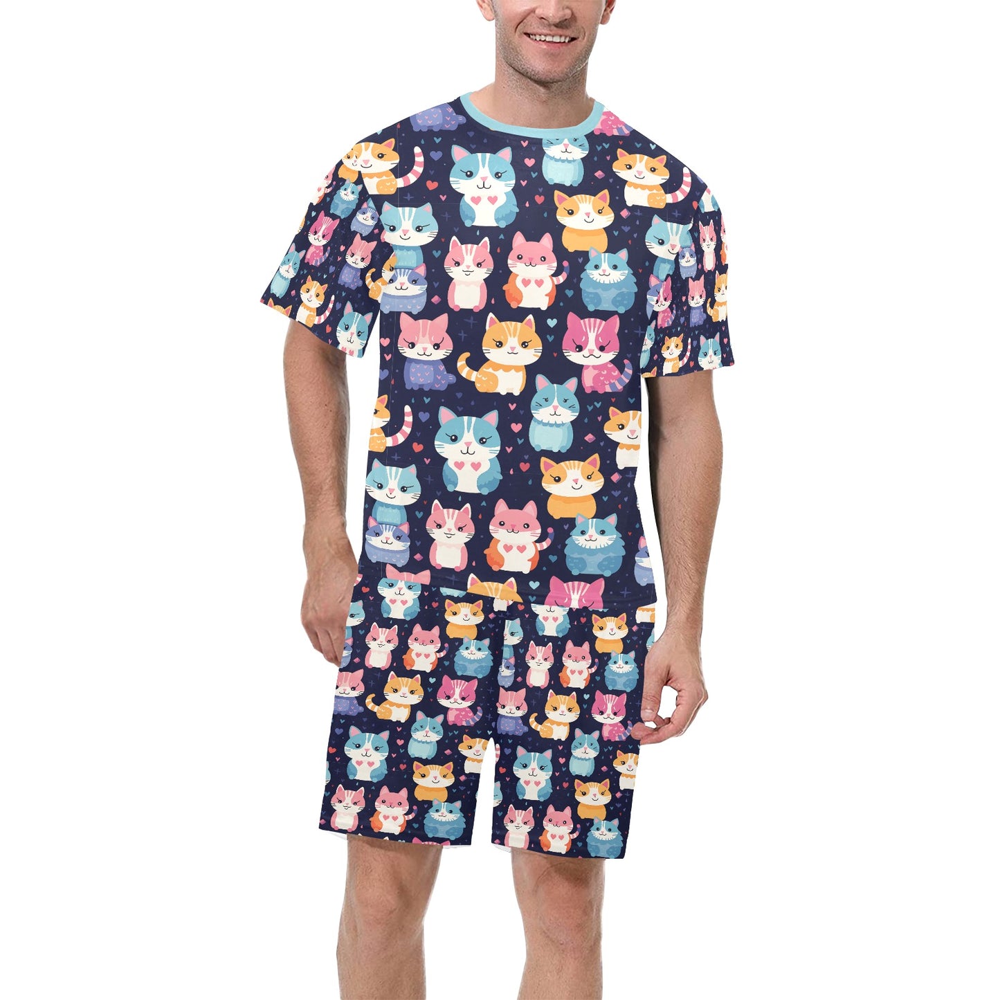 Cats Short Pajama Set