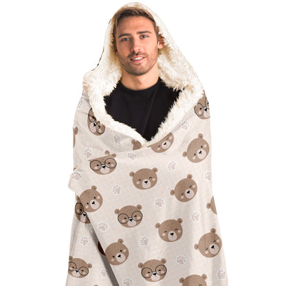 Bears Hooded Blanket