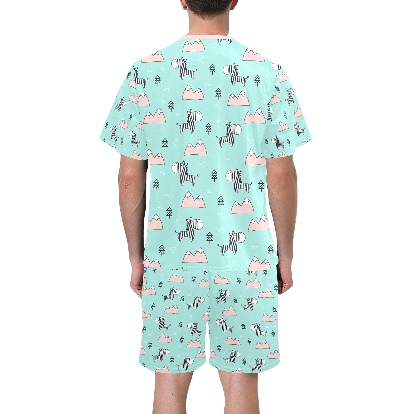 Zebra Mountain Short Pajama Set