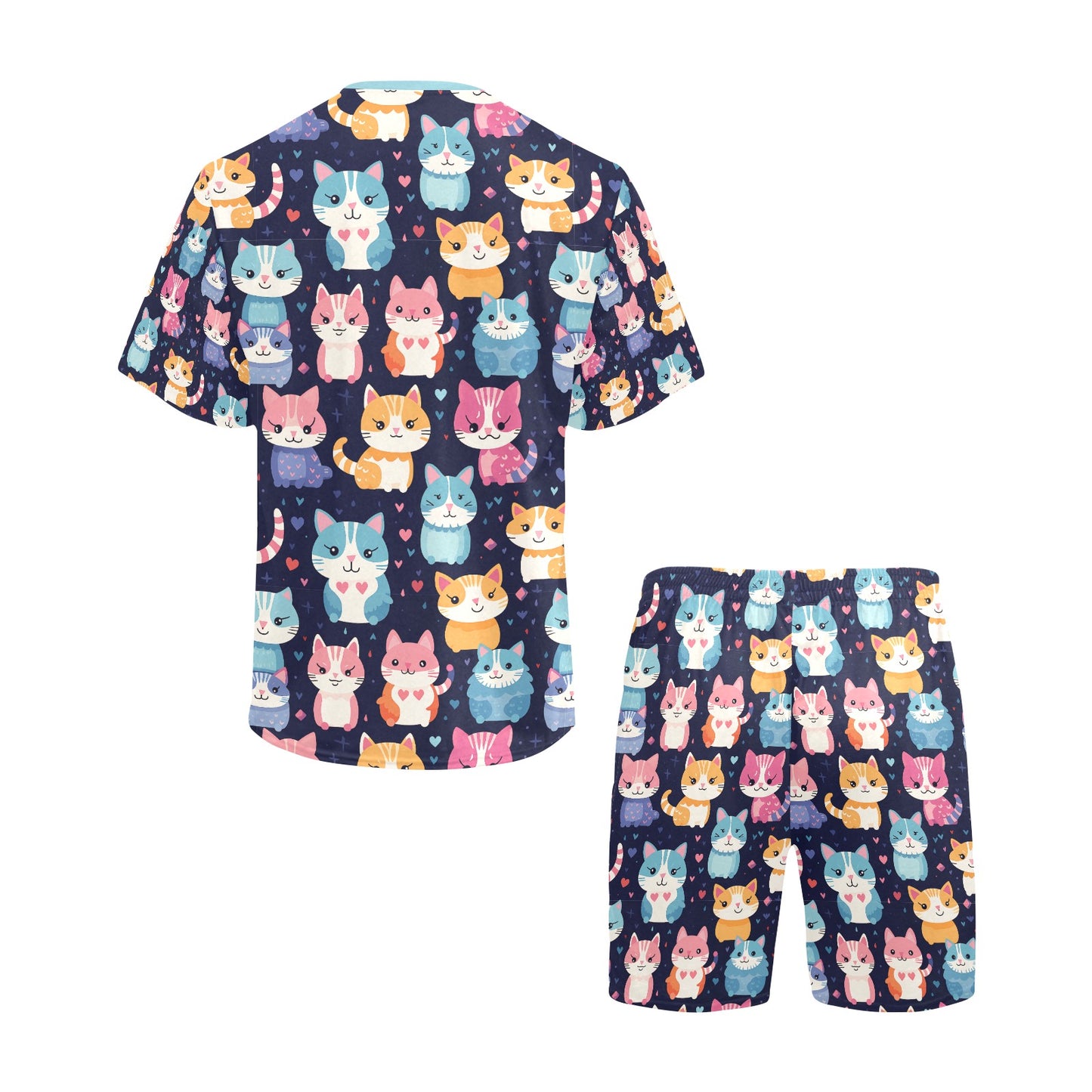 Cats Short Pajama Set