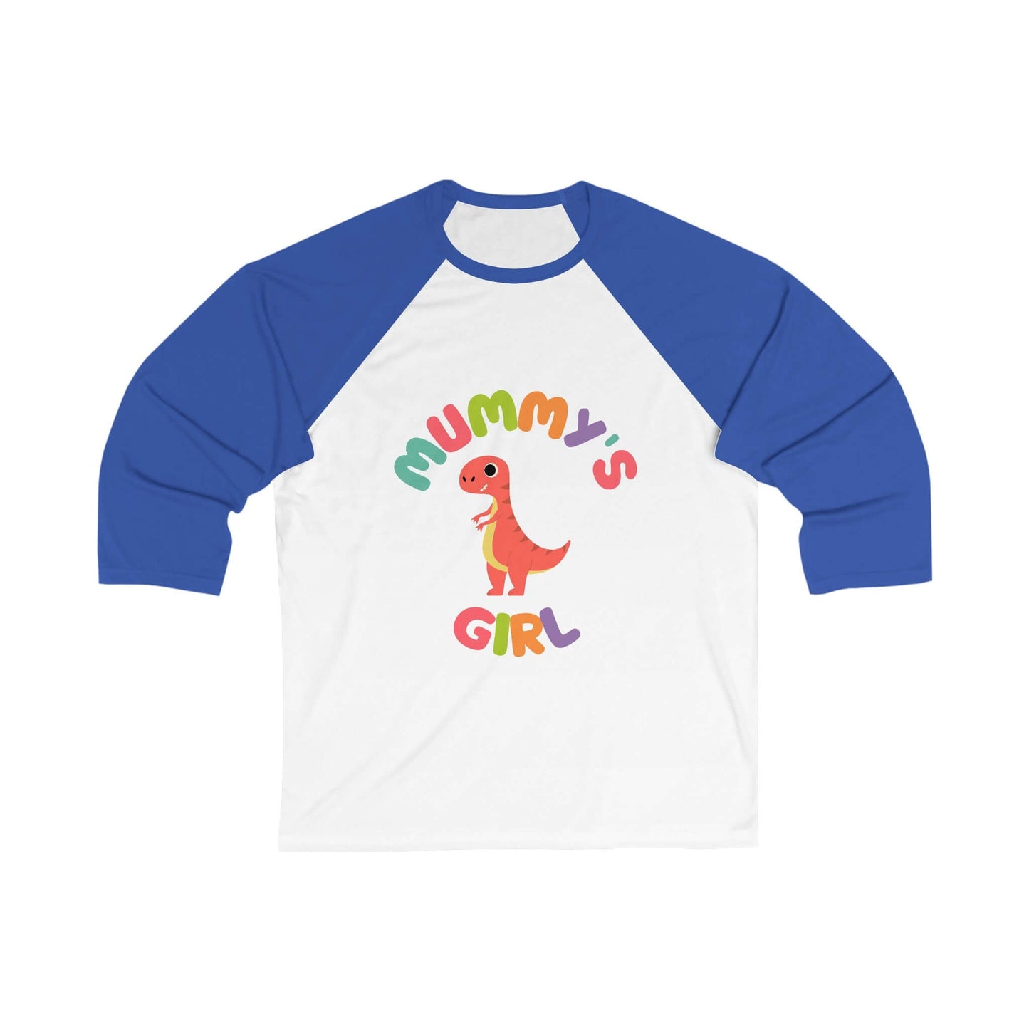 Mummy's Girl Dino 3\4 Sleeve Baseball Tee