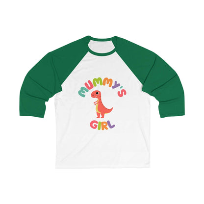 Mummy's Girl Dino 3\4 Sleeve Baseball Tee