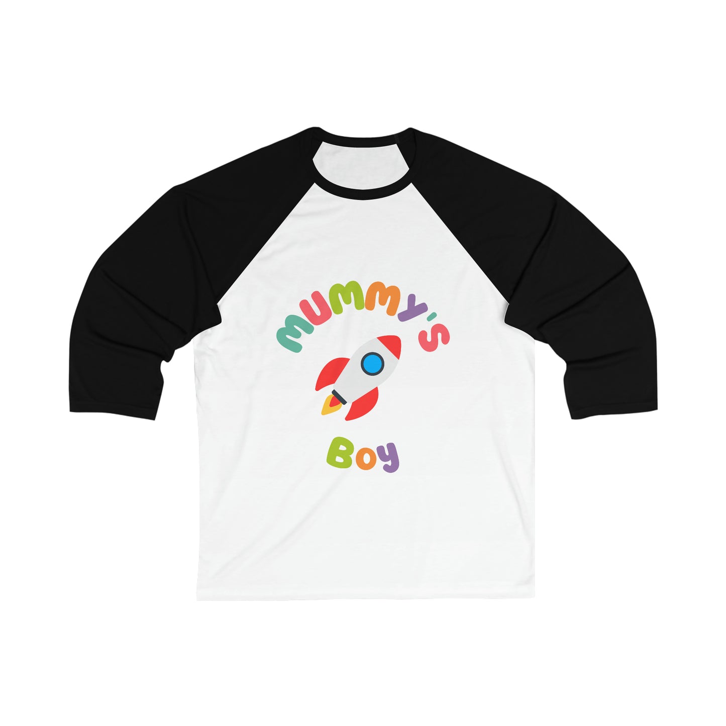 Mummy's Boy Rocket 3\4 Sleeve Baseball Tee