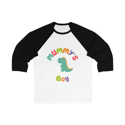 Mummy's Boy Dino 3\4 Sleeve Baseball Tee