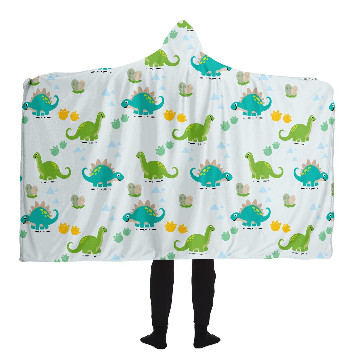 Dino Hooded Blanket